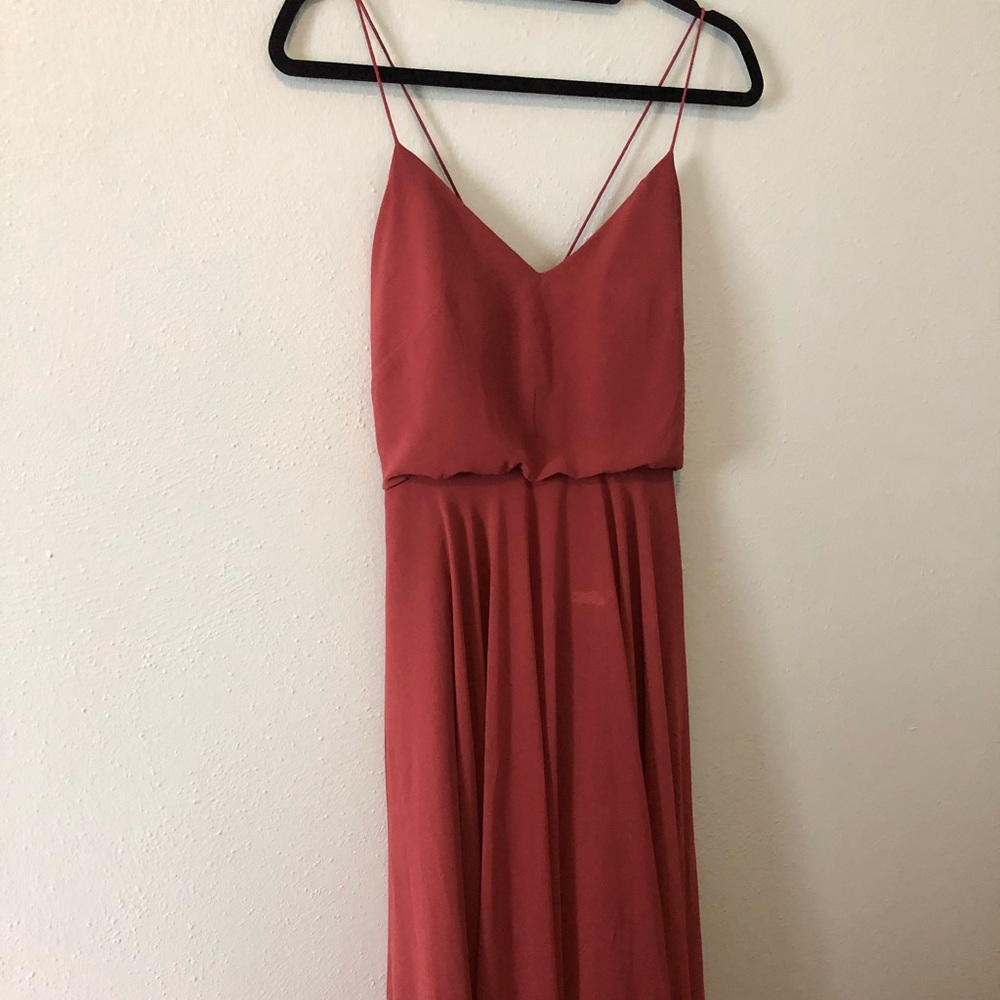 Jenny Yoo cinnamon rose dress